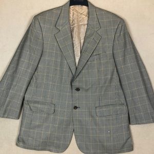 The Andover Shop Wool Made in the USA Checker Board Pattern Blazer Men’s size XL